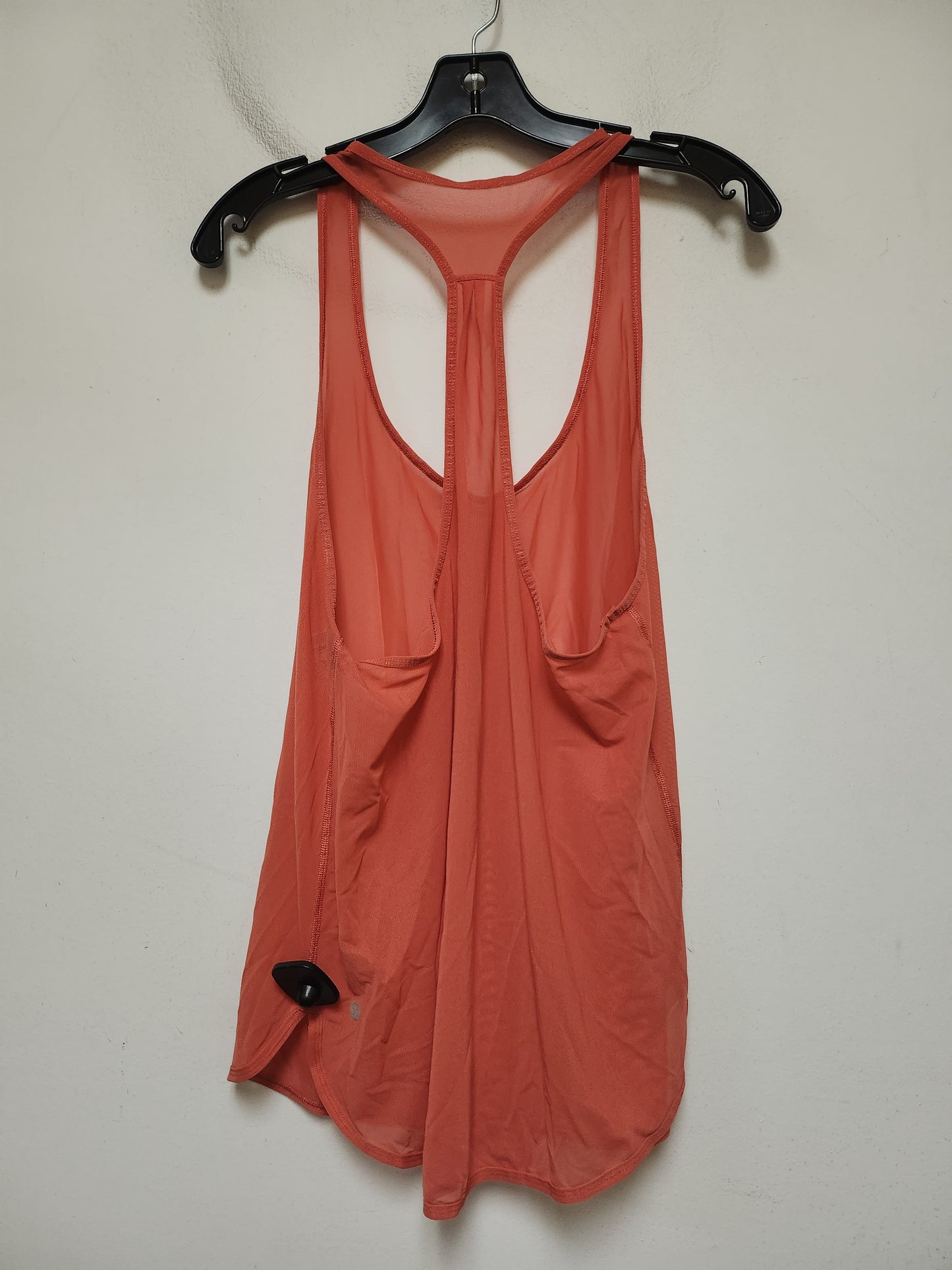 Athletic Tank Top By Lululemon In Orange, Size: L