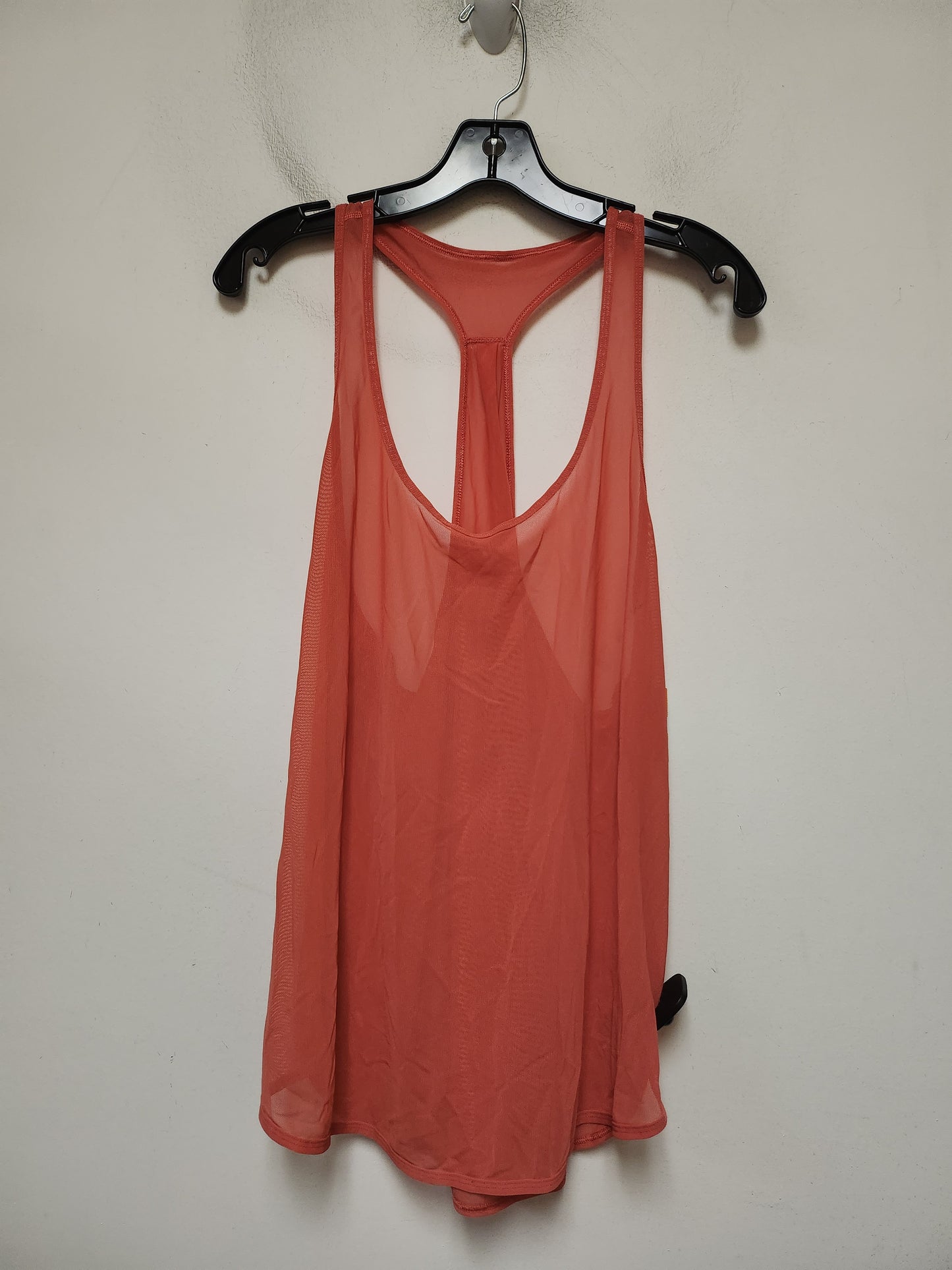 Athletic Tank Top By Lululemon In Orange, Size: L