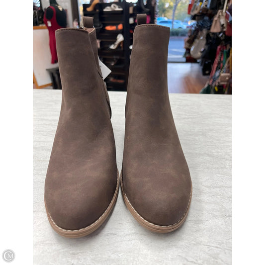 Boots Ankle Heels By Draper James In Brown, Size: 10