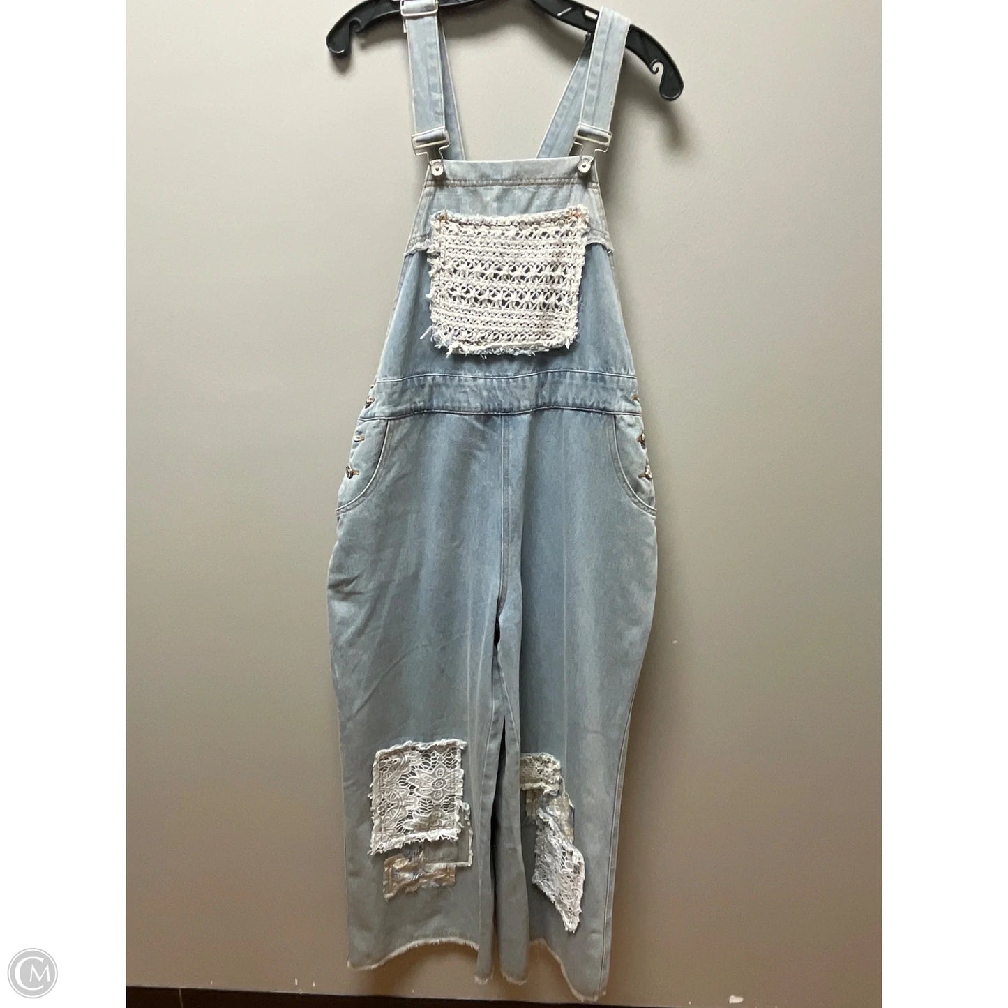 Overalls By Pol In Blue Denim, Size: 10