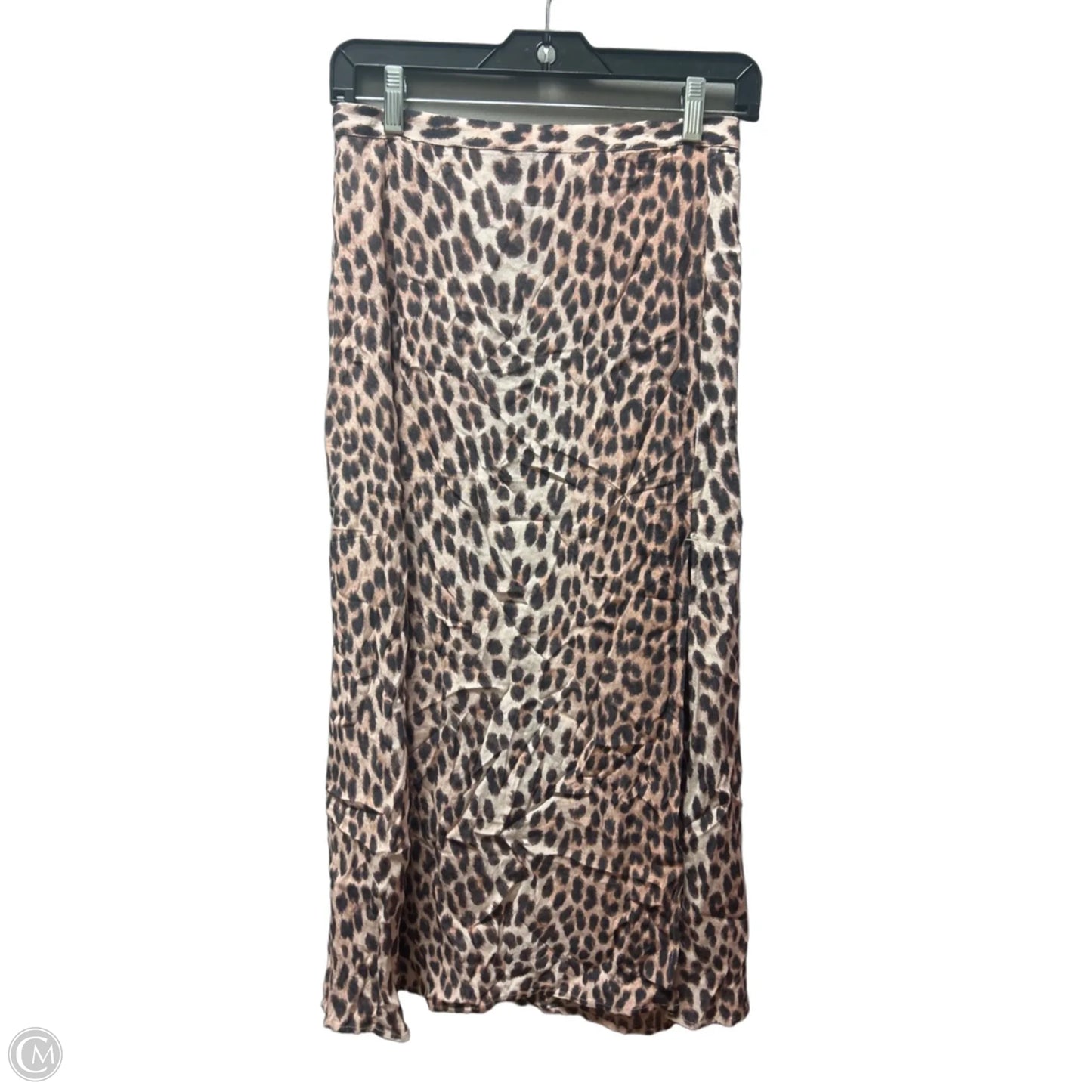 Skirt Midi By H&m In Animal Print, Size: 4