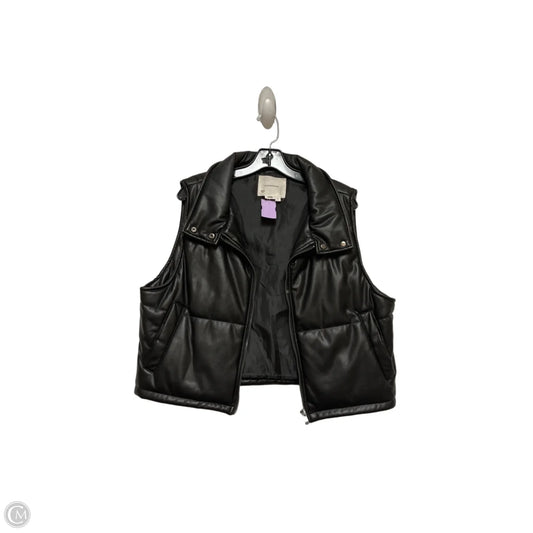 Vest Other By Anthropologie In Black, Size: M