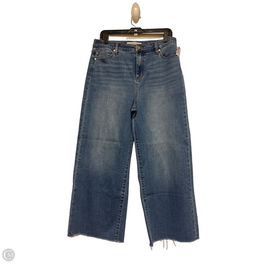 Jeans Wide Leg By Liverpool In Blue, Size: 10