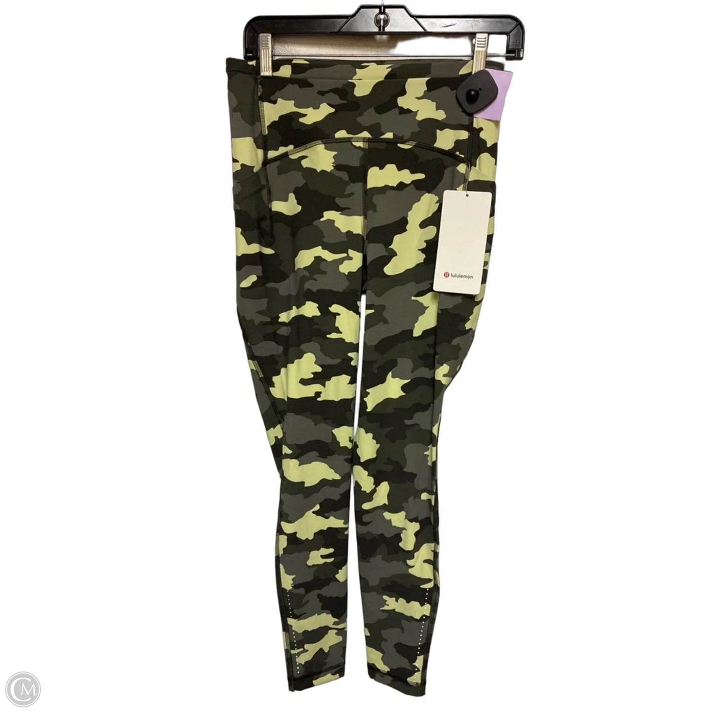 Athletic Leggings By Lululemon In Camouflage Print, Size: 8