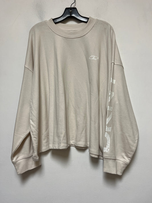 Athletic Top Long Sleeve Collar By Dkny  Size: 3x