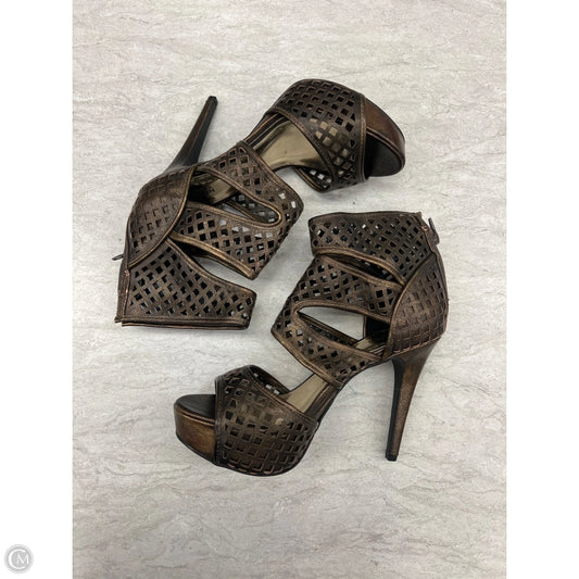 Shoes Heels Stiletto By Kenneth Cole Reaction In Bronze, Size: 9.5