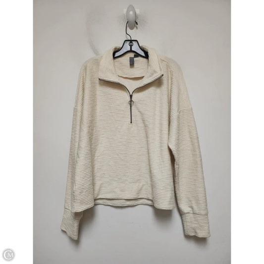 Top Long Sleeve Basic By Sweaty Betty In Cream, Size: L