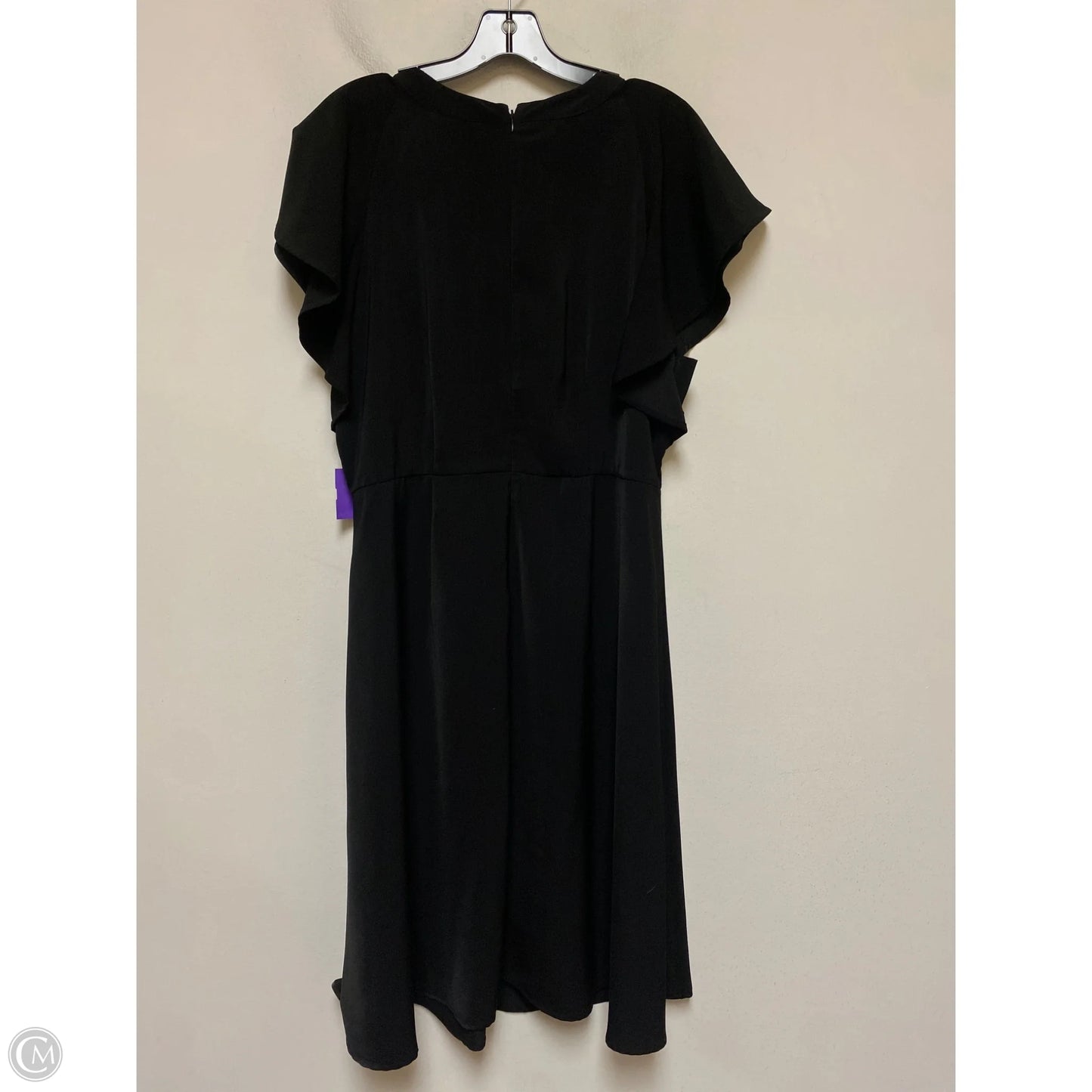 Dress Casual Midi By Eloquii In Black, Size: 2x