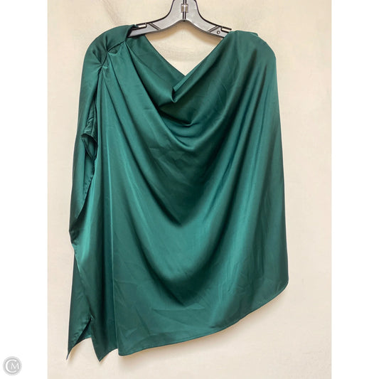 Top Short Sleeve Basic By Eloquii In Green, Size: 2x