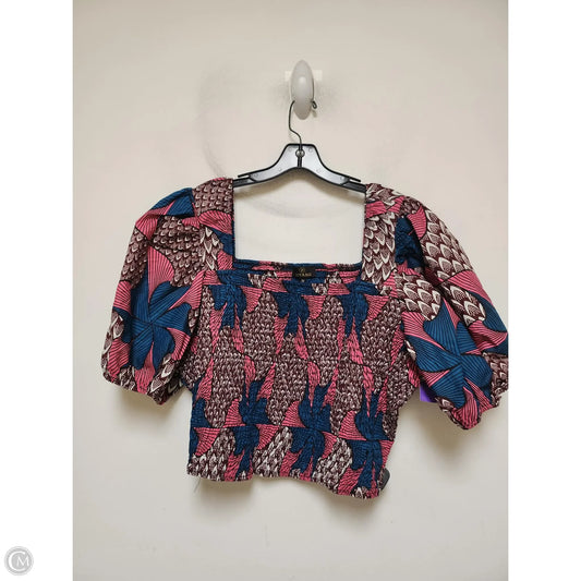 Top Short Sleeve By Clothes Mentor In Multi-colored, Size: 3x