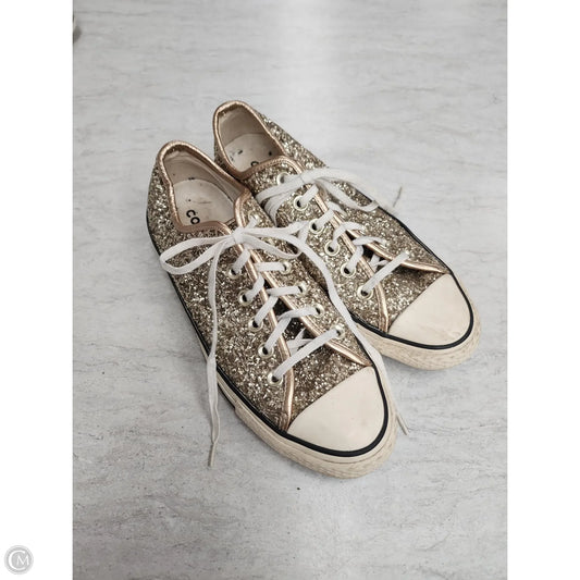 Shoes Sneakers By Converse In Gold, Size: 8