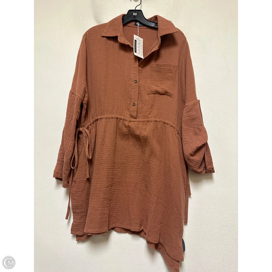 Dress Casual Short By Clothes Mentor In Brown, Size: S