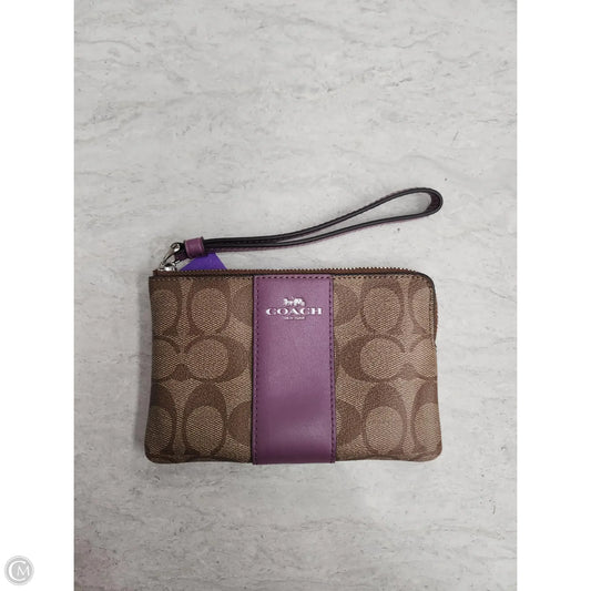 Wristlet Designer By Coach, Size: Small