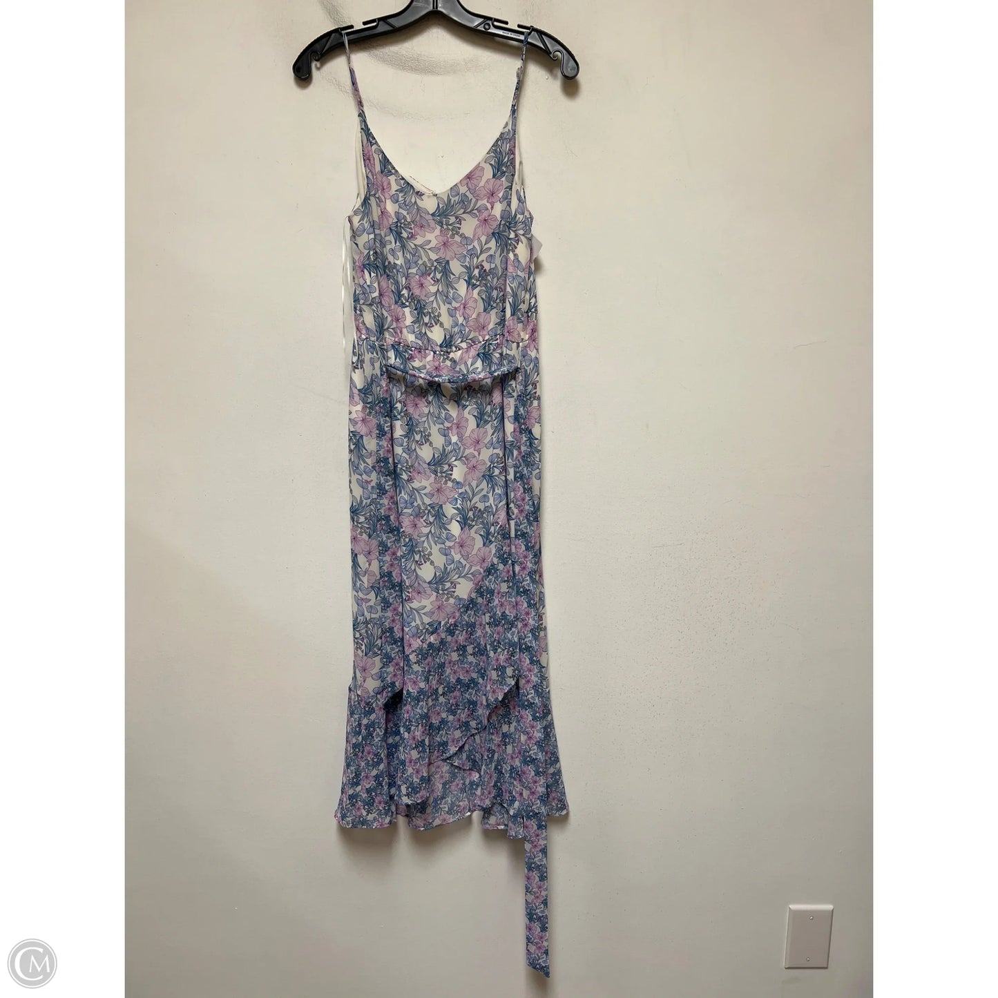 Dress Casual Midi By Vince Camuto In Floral Print, Size: M