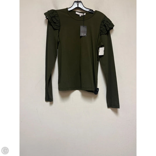 Top Long Sleeve By Joes Jeans In Green, Size: S