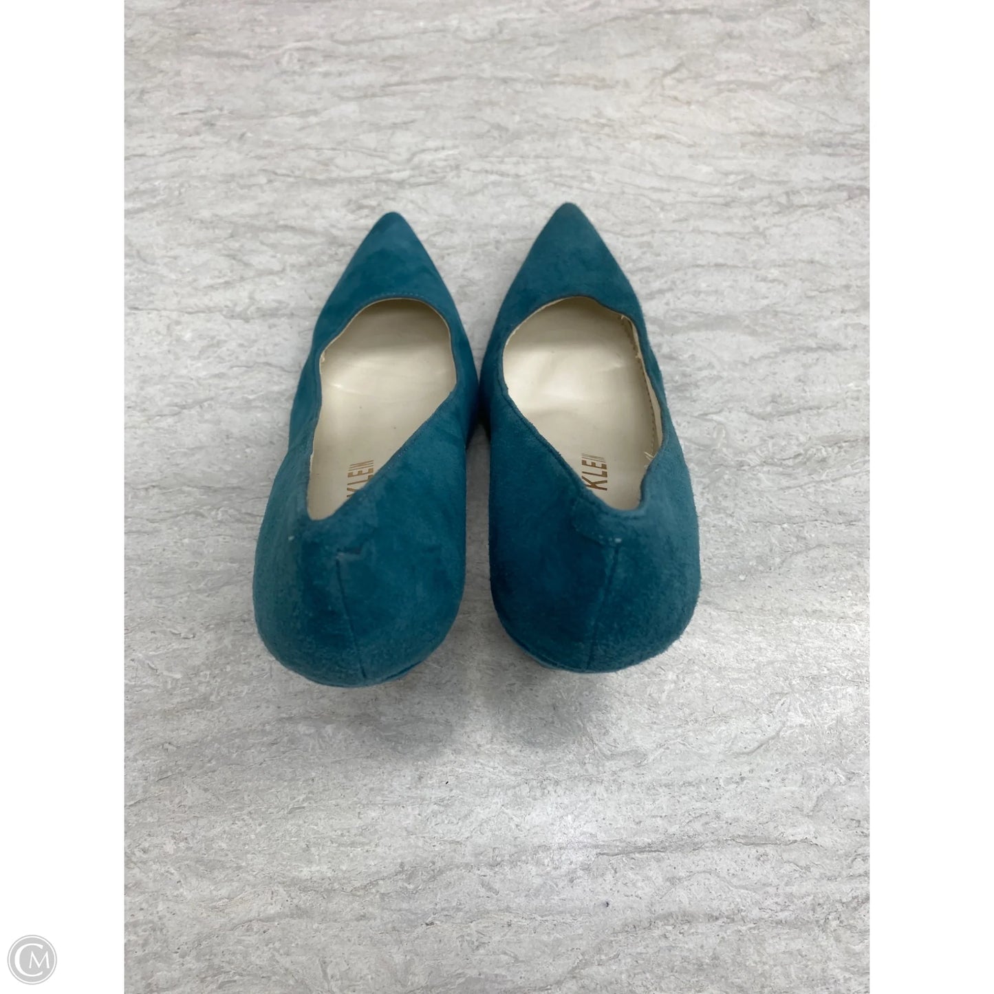 Shoes Heels Block By Anne Klein In Green, Size: 7.5