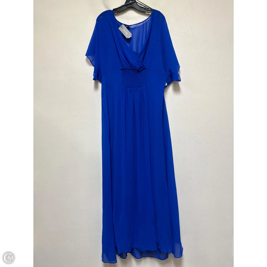 Dress Casual Maxi By City Chic In Blue, Size: Xl