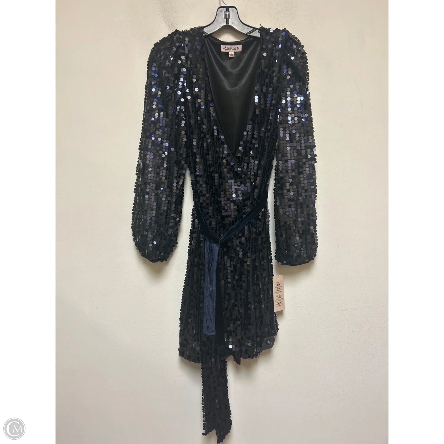 Dress Party Short By Nanette By Nanette Lepore In Black & Blue, Size: M