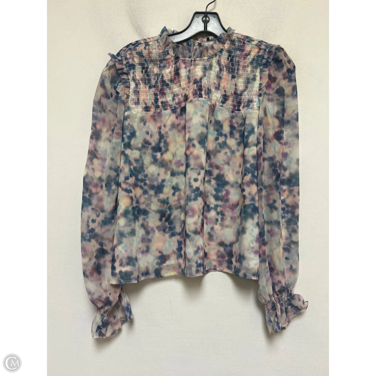 Top Long Sleeve By Steve Madden In Multi-colored, Size: Xs