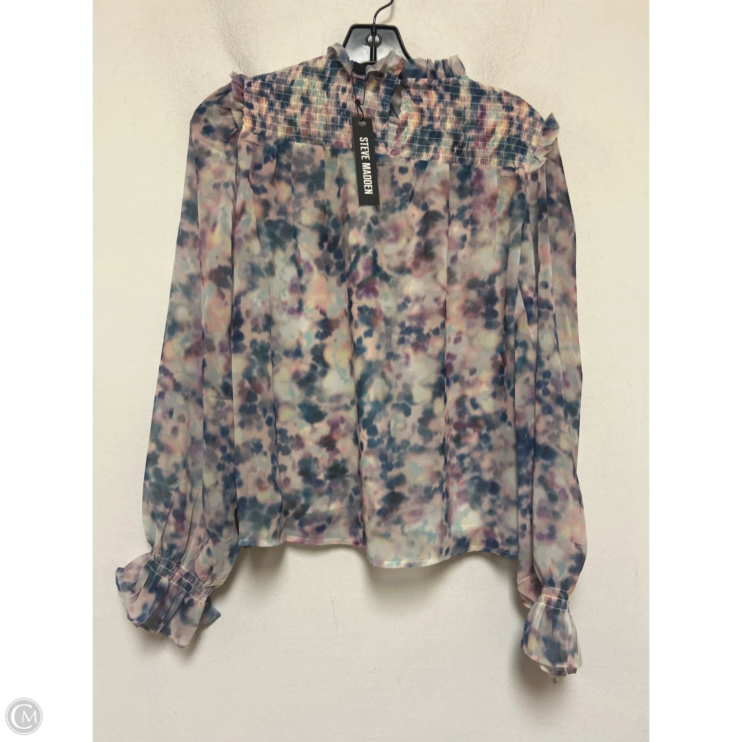 Top Long Sleeve By Steve Madden In Multi-colored, Size: Xs