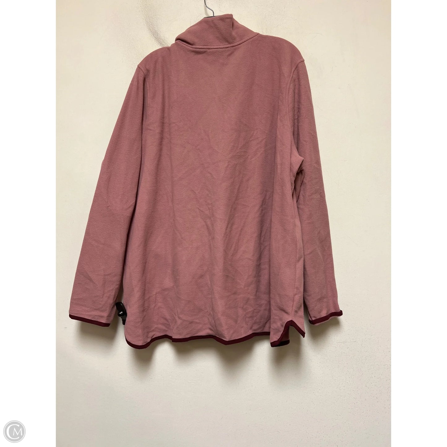 Jacket Fleece By L.l. Bean In Mauve, Size: 3x