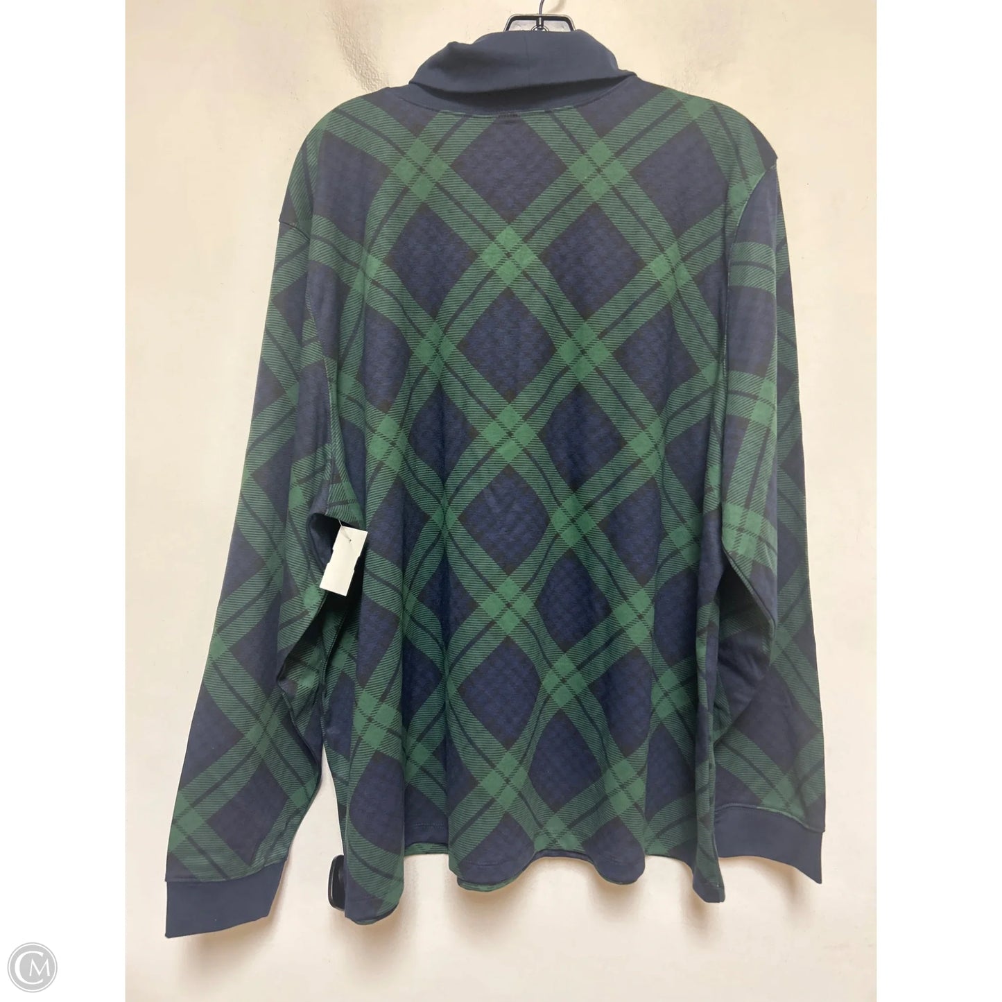 Top Long Sleeve By L.l. Bean In Plaid Pattern, Size: 3x