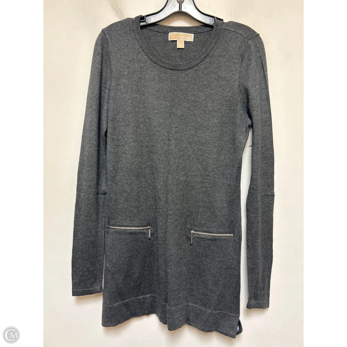 Top Long Sleeve By Michael By Michael Kors In Grey, Size: S