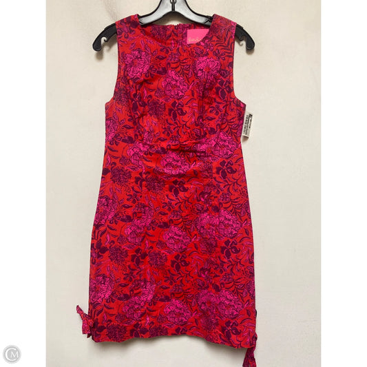 Dress Designer By Lilly Pulitzer In Pink & Red, Size: 2