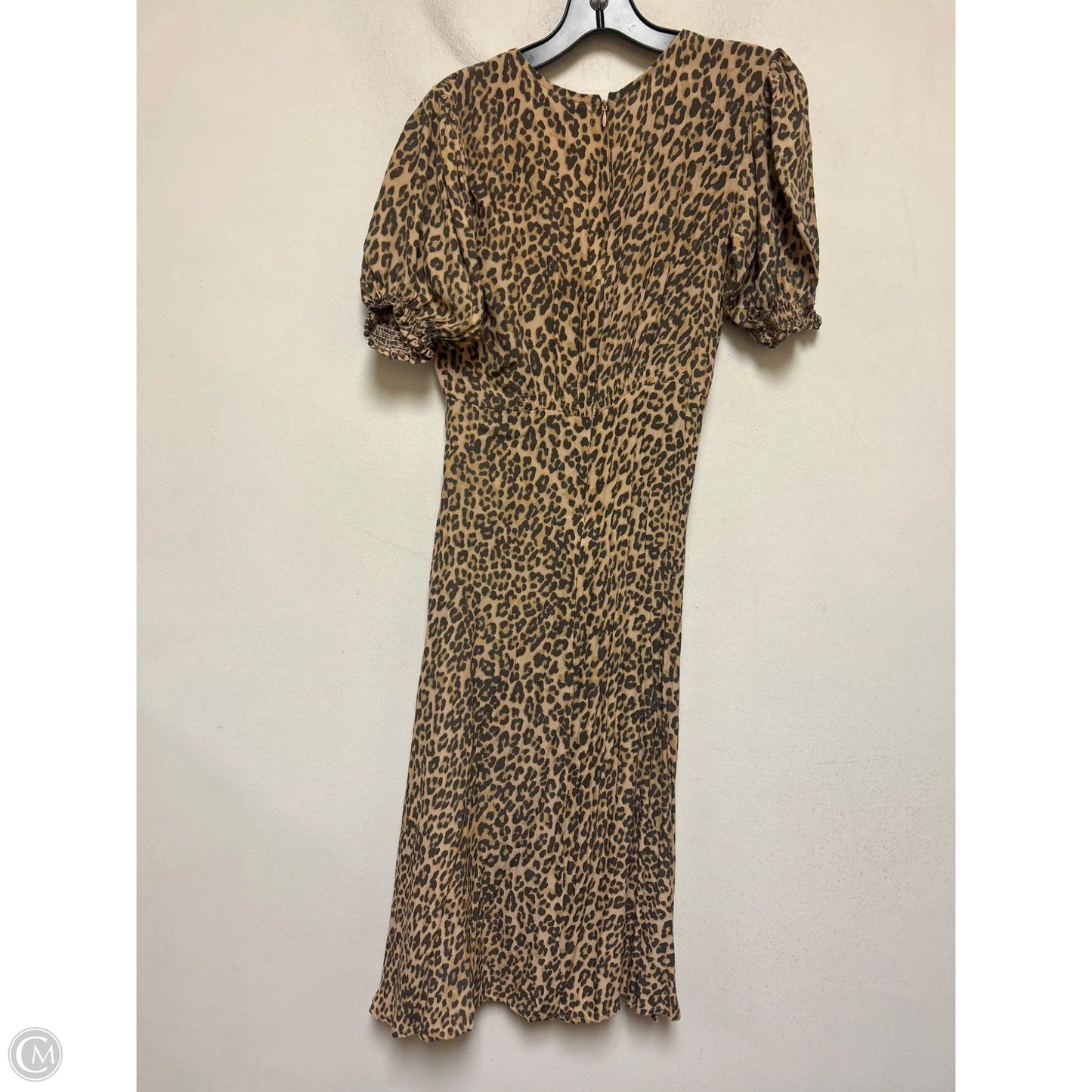 Dress Casual Midi By Faithfull The Brand In Leopard Print, Size: S