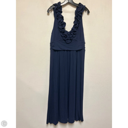 Dress Designer By Lilly Pulitzer In Navy, Size: L