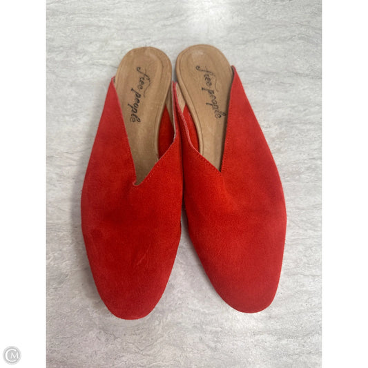 Shoes Flats By Free People In Red, Size: 7.5