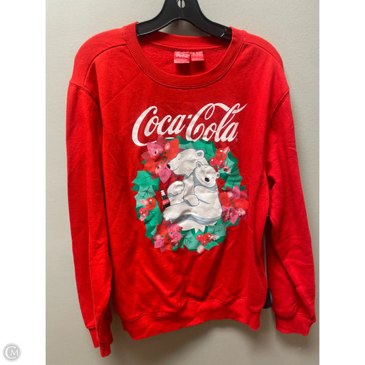 Sweatshirt Crewneck By Clothes Mentor In Red, Size: Xl