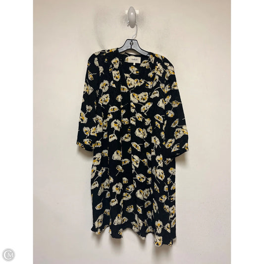 Dress Casual Short By Clothes Mentor In Black & Yellow, Size: L