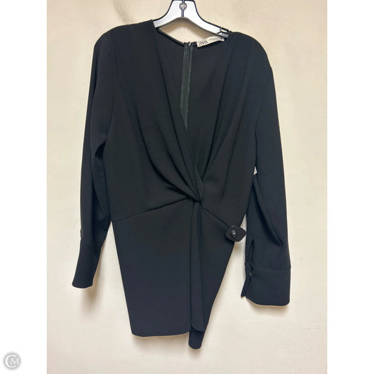 Dress Casual Short By Zara In Black, Size: Xl