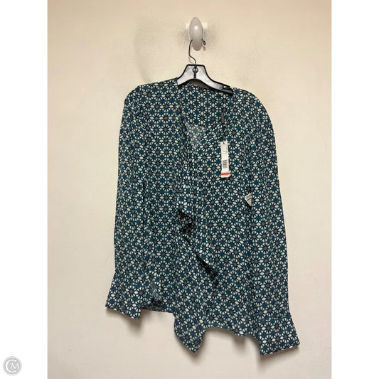 Top Long Sleeve By Elie Tahari In Geometric Pattern, Size: L