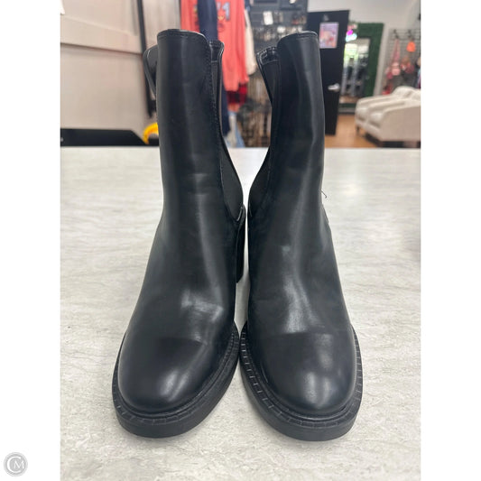 Boots Ankle Heels By Zara In Black, Size: 6