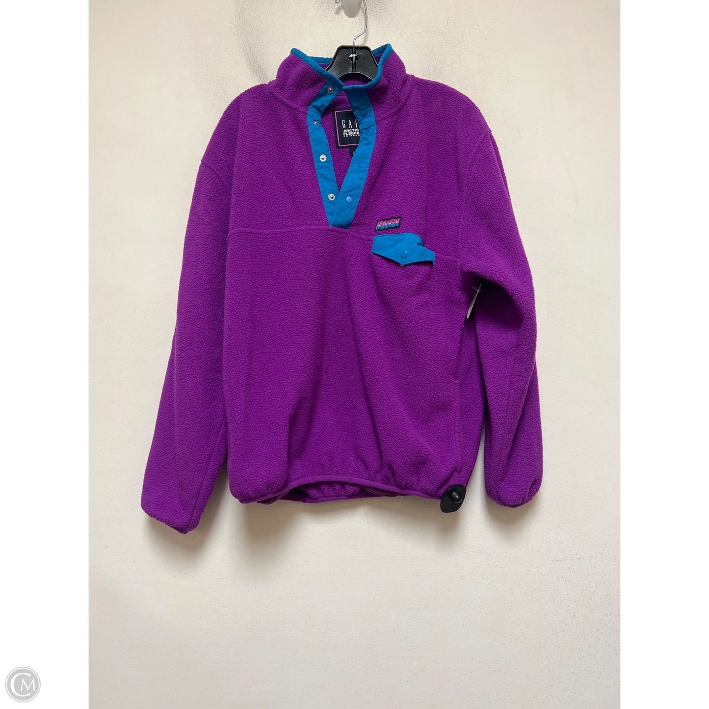 Sweatshirt Collar By Gap In Purple, Size: S