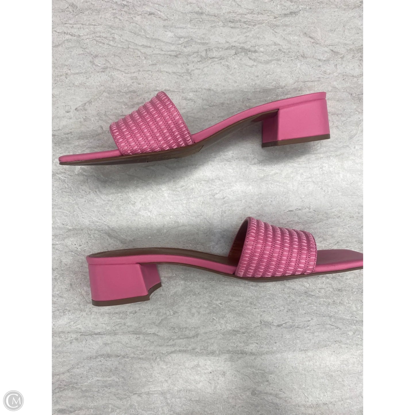 Sandals Heels Block By Marc Fisher In Pink, Size: 8.5