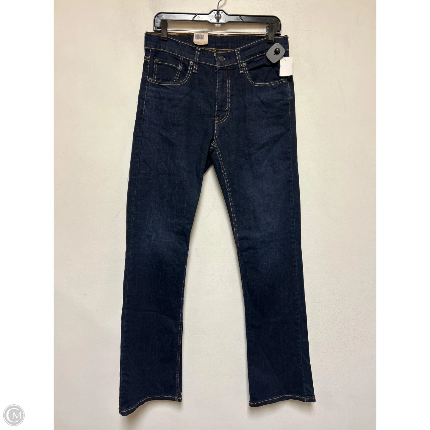 Jeans Boot Cut By Levis In Blue Denim, Size: 8