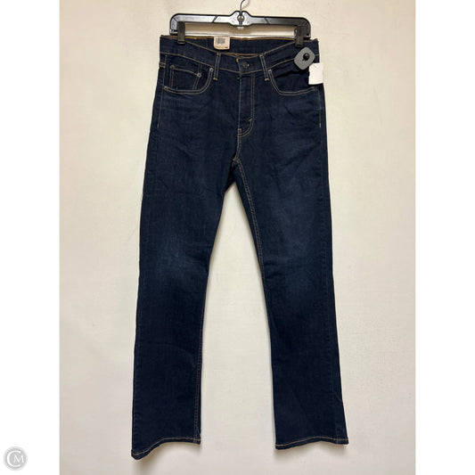 Jeans Boot Cut By Levis In Blue Denim, Size: 8
