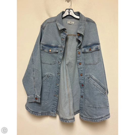 Jacket Denim By Terra & Sky In Blue Denim, Size: 2x
