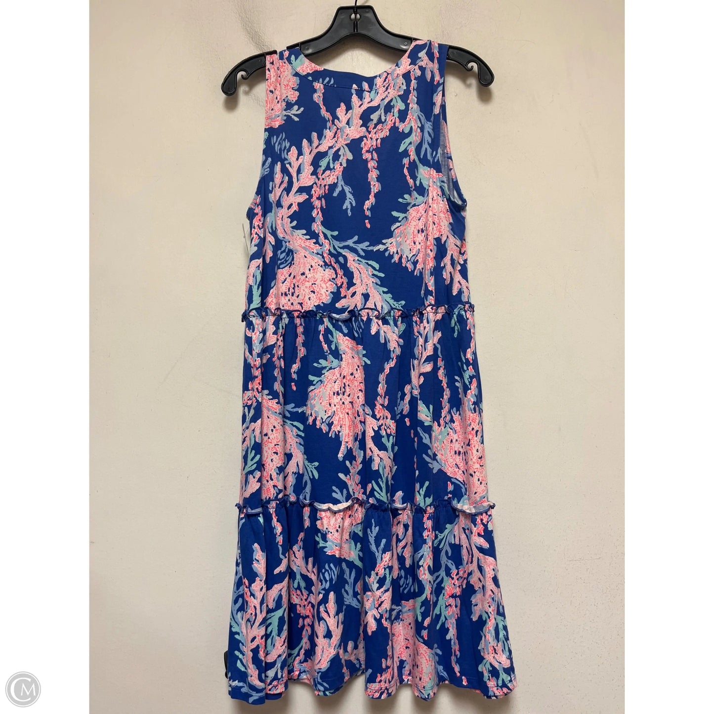 Dress Designer By Lilly Pulitzer In Blue & Orange, Size: M