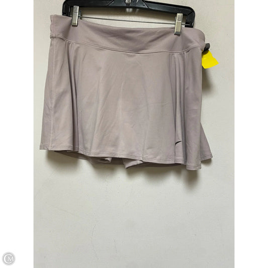 Athletic Skort By Nike Apparel In Purple, Size: Xl