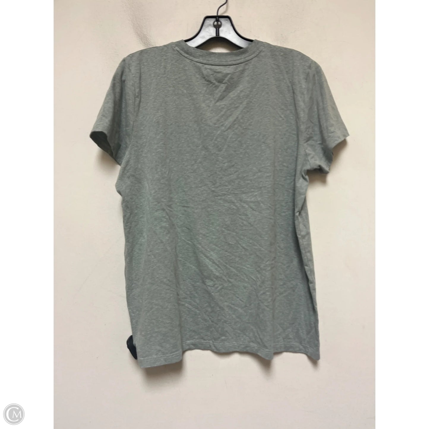 Athletic Top Short Sleeve By Under Armour In Green, Size: L