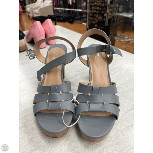 Shoes Heels Block By Lauren By Ralph Lauren In Grey, Size: 9