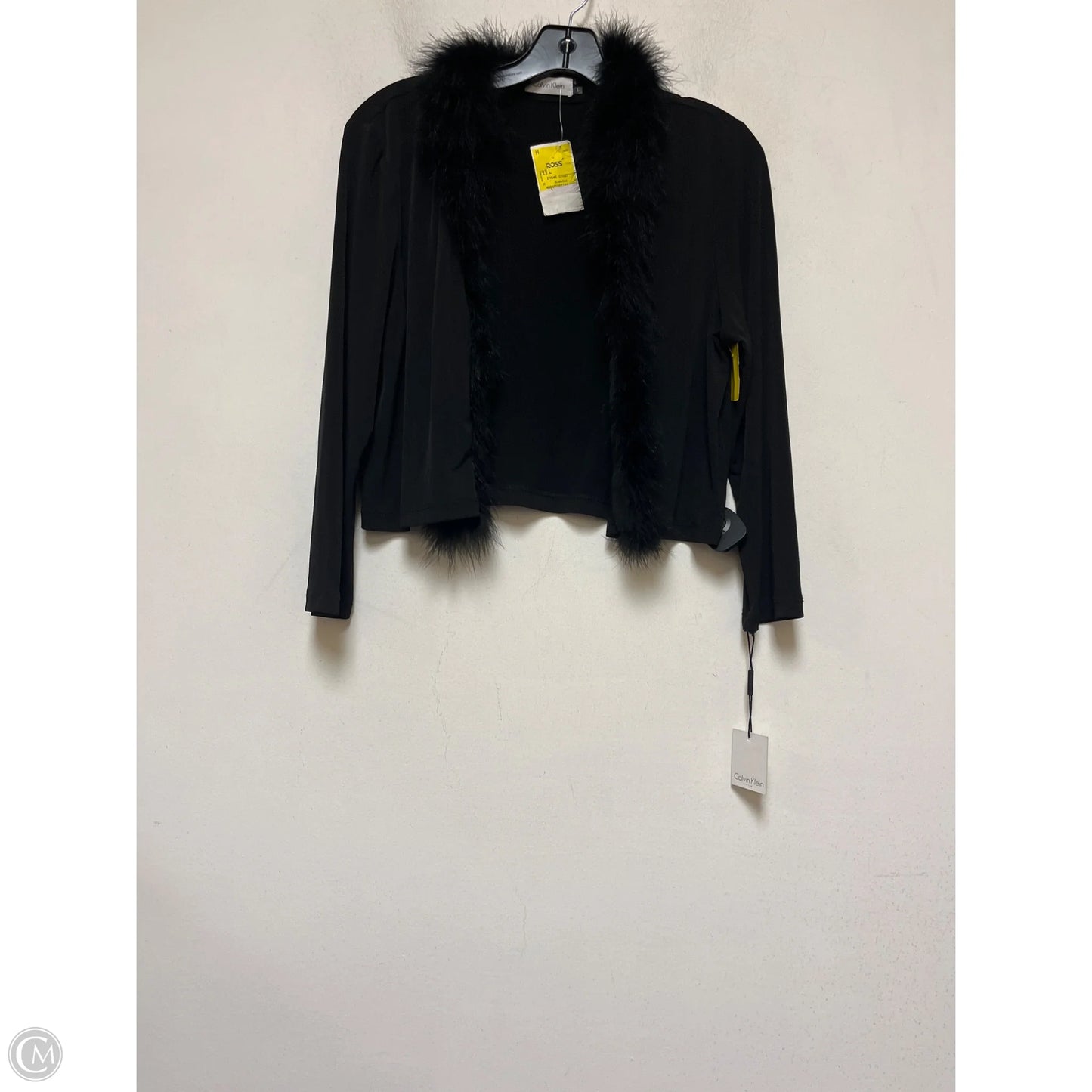Cardigan By Calvin Klein In Black, Size: L