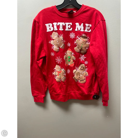 Sweatshirt Crewneck By Fifth Sun In Red, Size: S