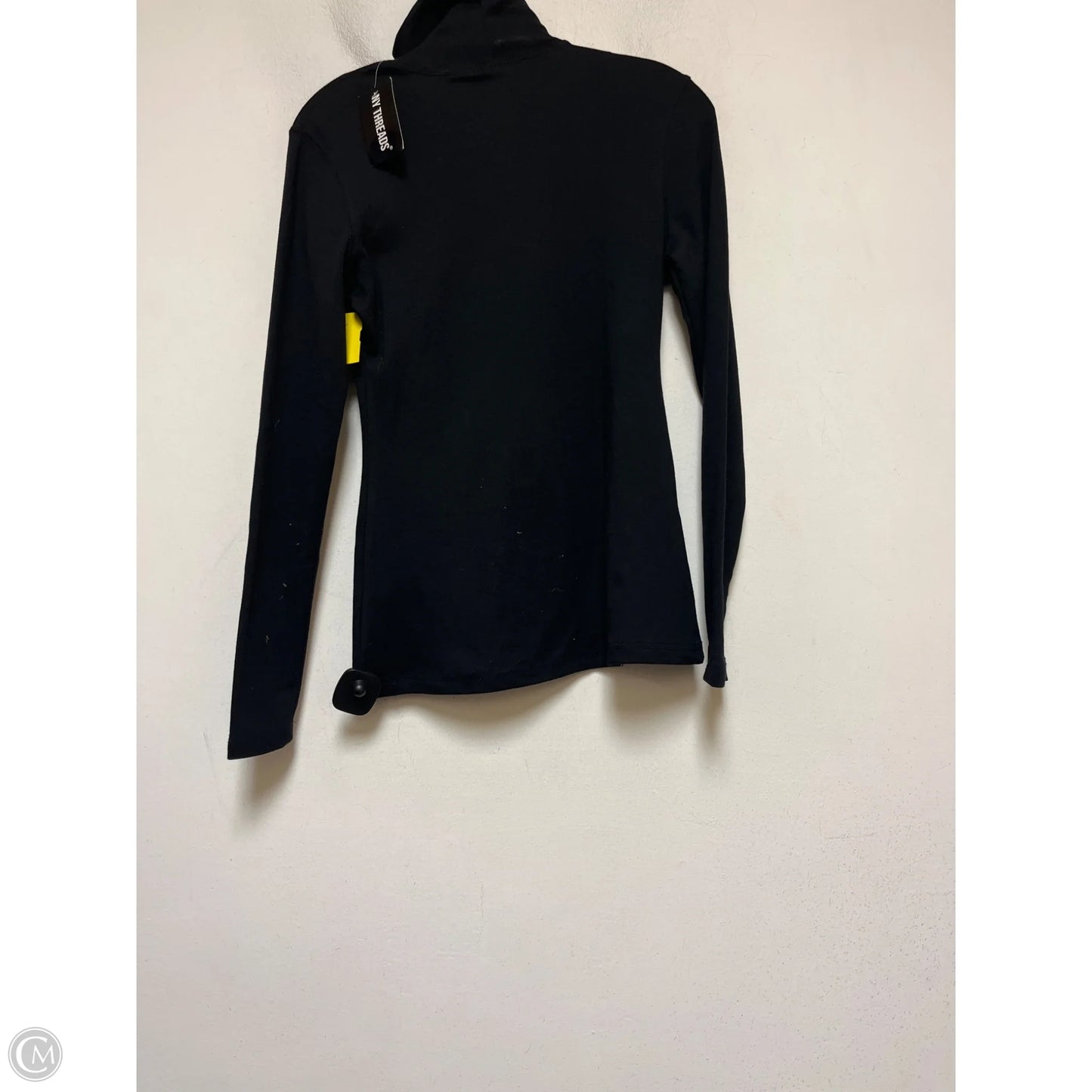 Top Long Sleeve Basic By Clothes Mentor In Black, Size: S