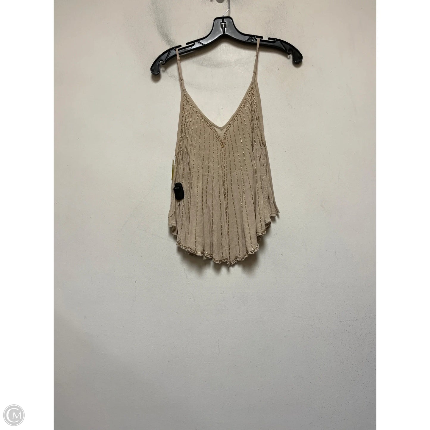 Top Sleeveless By Free People In Gold & Tan, Size: Xs