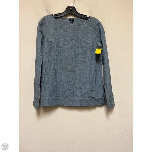 Top Long Sleeve By J. Crew In Blue, Size: Xs